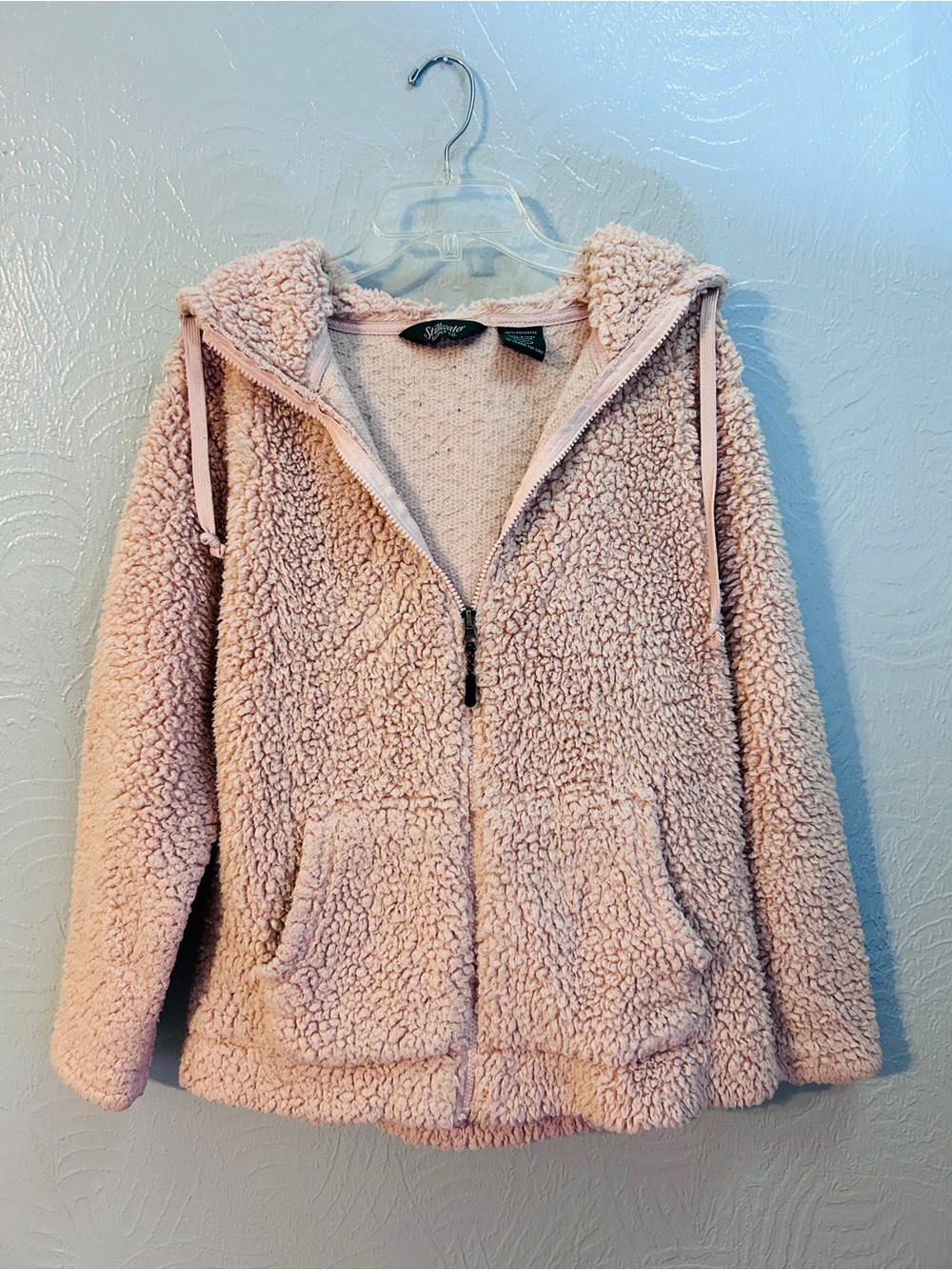 Cozy Sherpa Zip Hoodie - Pink